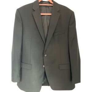 Ralph Lauren Classic Black Two-Button Blazer Jacket Professional‎ staple